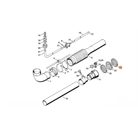STIHL  Kratka odchylająca 4203 708 6800